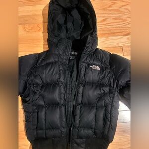 The North Face Classic Black Hooded Puffer